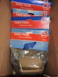 5 pairs of Jural brand polyurethane knee pads with the straps