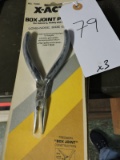 X-ACTO Brand BOX JOINT PLIERS / LONG NOSE #7484 / 3 Total / New in Package