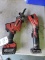 Pair of Milwaukee Tools: hackzall and copper tubing cutter, each w/ battery