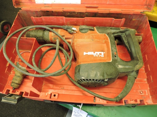 HILTI Brand - TE 76 Rotary Hammer Drill -in Case | Online Auctions |  Proxibid