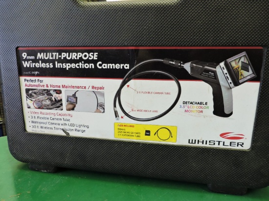 WHISTLER Brand - 9mm Multi-Purpose Wireless Inspection Camera Kit -with Case