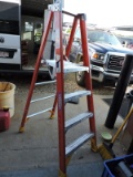 Werner 6 foot fiberglass and aluminum step ladder