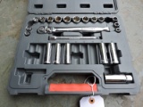 Crescent brand ratchet andsocket Set, pieces missing - see photo