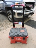 Milwaukee Packout modular tool box w/ built in rolling cart, w/ contents