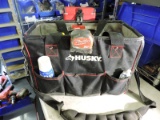 Large Husky soft hand bag with smaller husky bag filled with hand tools
