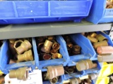 4 Bins of Copper reducers and connectors