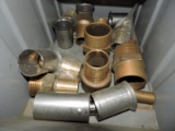 Misc lot of brass hose barb adapters