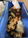 Lot of Copper and Brass TEE's