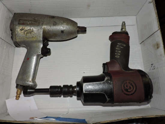 Pair of Pneumatic Impact Wrenches -- One is Snap-on / One is Chicago Pneumatic