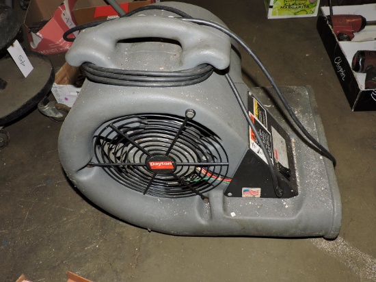 DAYTON Brand - Commercial Grade 10" Portable Blower / Air Mover -- 1/2 HP