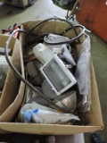 Misc. Lot of : Security Lights, Cable & Phone Jacks, Electrical Hardware -- see photos