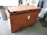 Large Wood Job Box - Filled with Automotive Chemicals / 52