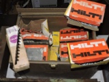 Steel Box Full of HILTI Brand Fasteners with Loads