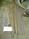 Approx 15 Pieces of Various Steel Rod Stock