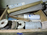 Two Boxes of Welding Sticks and a Large Lot of Welding Safety Gloves