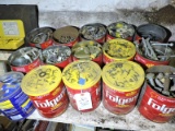 15 Coffee Cans Full of Carriage Bolts and a Variety of Hardware - see photos