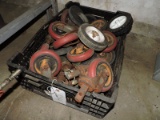 Large Lot of Industrial Casters