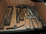 Vintage Tools: Snips, Hammers, Metal Files, Chisels, etc…