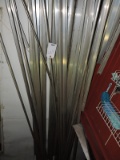 Large Lot of 10-Foot Aluminum Stock - Round, Square, Trim, Etc…. -- see photos