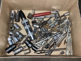 Lot of: Impact Driver, Ratchets and Sockets -- See Photos