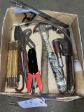 A Variety of Hand Tools: Snips, Hammers, Adjustable Wrench, Etc…. -- See Photos