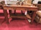 1930's Craftsman-Style Wooden Library Table -- 29