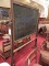 Antique Free-Standing 2-Sided Chalkboard / Over 100 Years Old