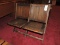 Antique Double Wooden Folding Deck Chair -- Approximately 1920