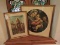 Pair of Framed Religious Art Pieces -- Jesus with Lambs & Mother with Children