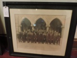 Formal Group Portrait of the Church's Male Founding Members / Framed with Glass