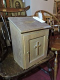 Wooden Offering Box - Antique - 12