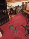 Pair of Microphone Stands / Table-Top and Floor Models