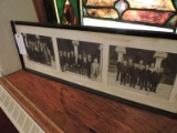 3 Photos from 1912 of the Deacons and Trustees of the Church -- framed together