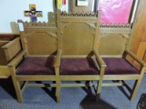 Formal Triple Chair for Minister and 2 Acolytes / 51