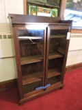 Beautiful Antique Barrister's Style Book Case with Glass Front / Circa 1930