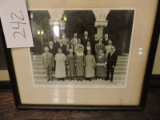 Framed Photo of Parishoners - Circa 1935 / 12