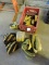 Lot of 6 Heavy Duty Ratchet Straps and Sand Bag - see photos