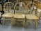 3 Blonde Wood Windsor-Style Kitchen Chairs / Poor Cosmetics