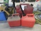 Lot of 3 Fuel Cans / Gas Cans / 2.5, 2.5 and 5-Gallon