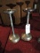 Pair of Ornimental Candle Holders / Apprx 14.5