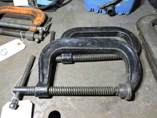 Pair of 6" C-Clamps