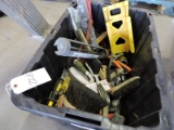 Large Lot of Misc. Hand Tools - Wire Brushes, Hammers, Snips, Level, etc