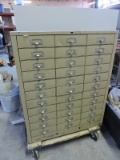 33-Drawer Metal Parts Cabinet / Apprx 38