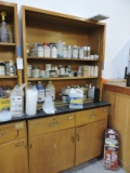 Vintage Laboratory Lower Cabinet with Shelves (1950's) Blonde Wood