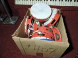 Lot of 10 Children's Tambourines / Some are Broken