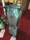Square Glass Vase -- 14