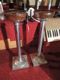 Pair of Ornimental Candle Holders / Apprx 22