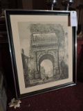 Framed Print - Veduta del Arco de Tito / 26