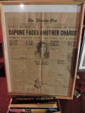 AL CAPONE' Newspaper Front Page - 25.5