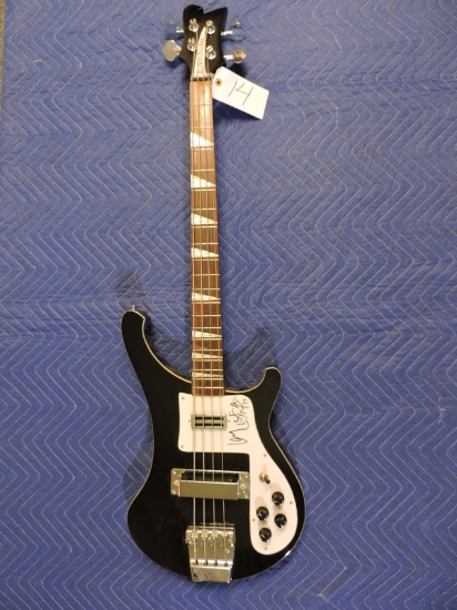 AUTOGRAPHED RICKENBACKER BASS GUITAR - Signed by Lemmy Kilmister from MOTORHEAD